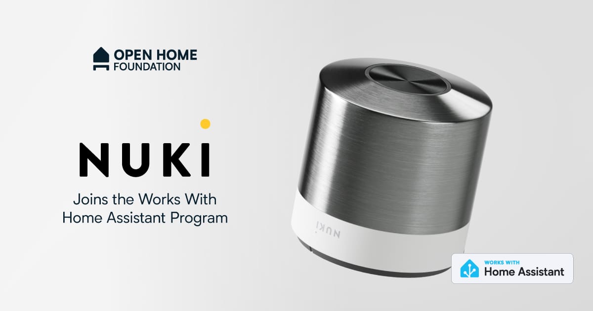Nuki Joins Works with Home Assistant