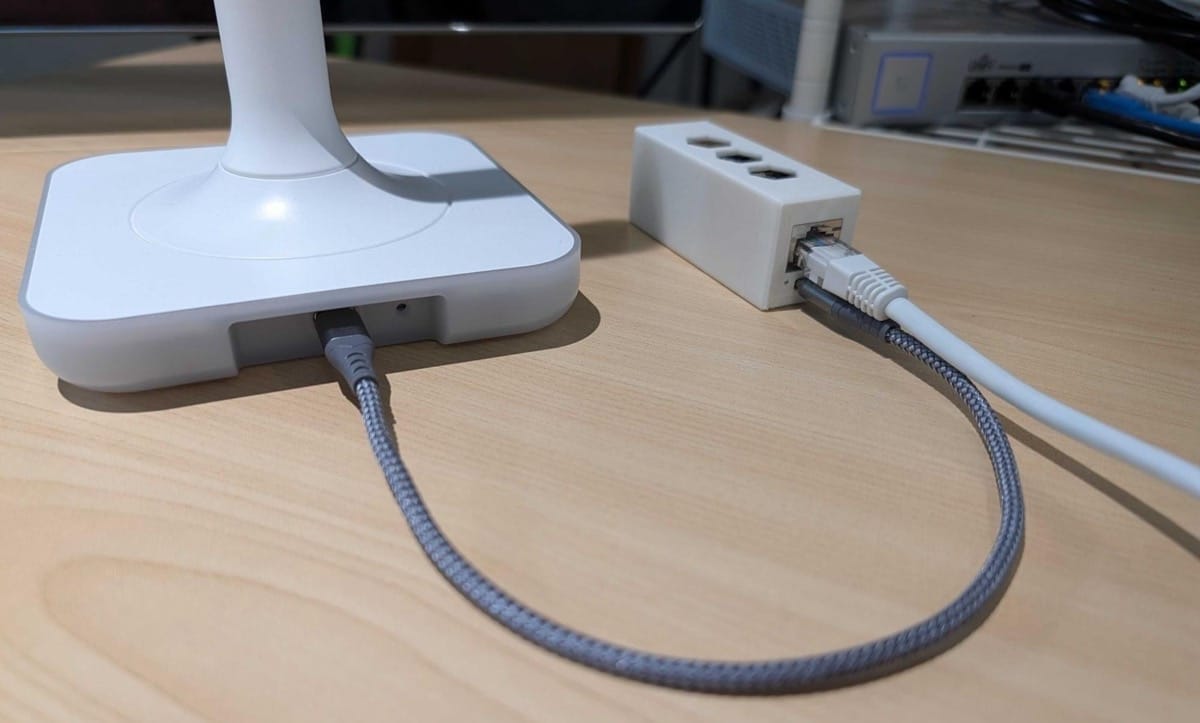 Home Assistant Connect ZWA-2 connected to a Waveshare ESP32-S3-ETH