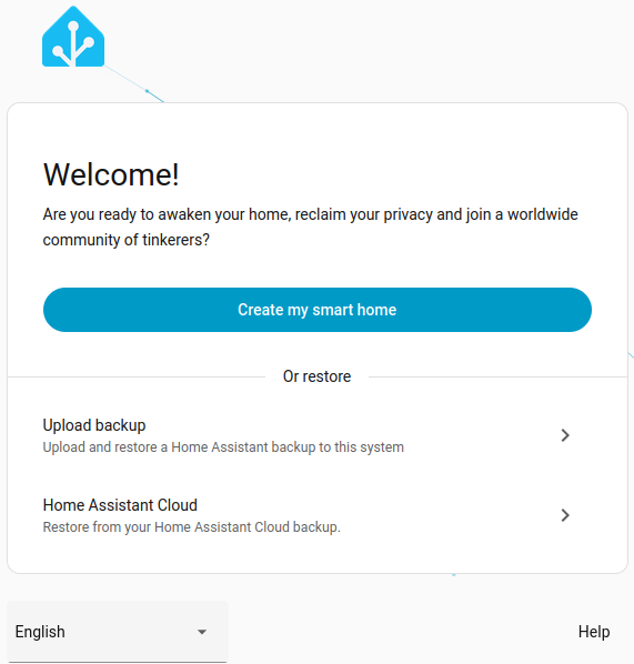 Home Assistant preparation