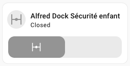 Screenshot of the tile card with open/close feature