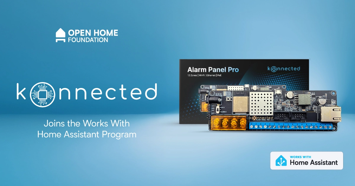 Konnected joins Works with Home Assistant